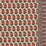 Schumacher Terry Red & Navy Fabric 182061