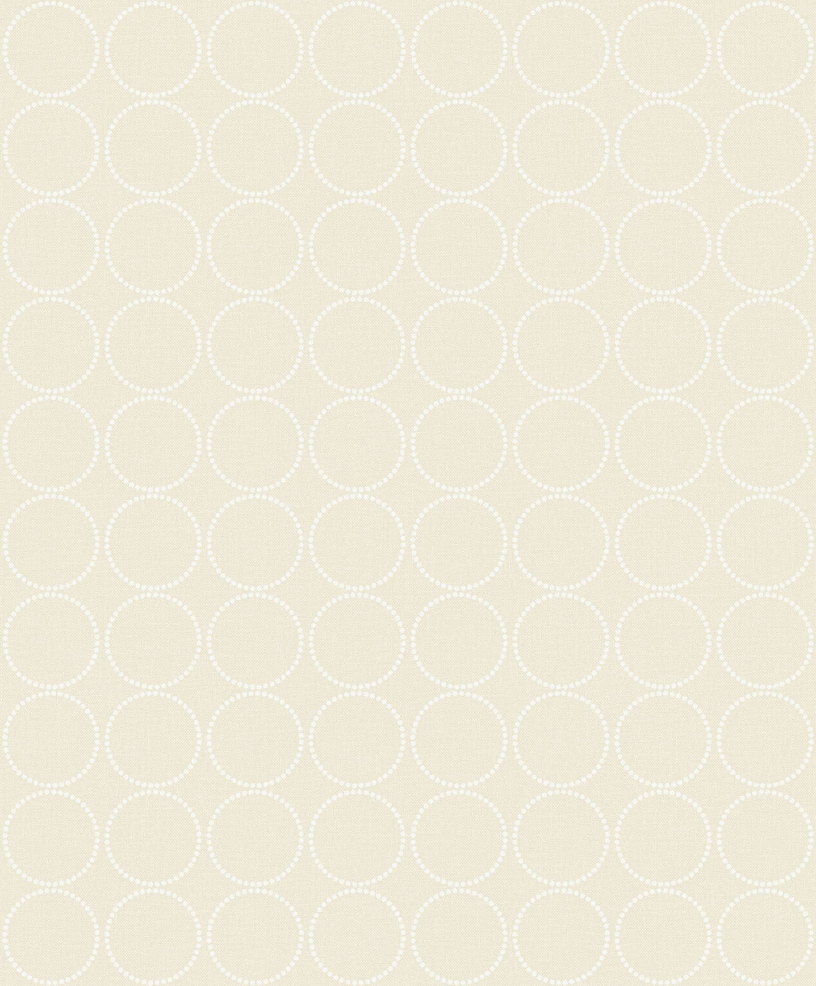Seabrook Designs Small Circles Ivory Wallpaper 1820910