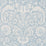 Schumacher Suffolk Damask Blue Fabric 182121