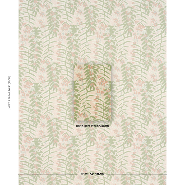 Schumacher Ashbee Botanical Petal Fabric 182150