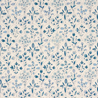 Schumacher Frances Floral Indoor/Outdoor Blues Fabric 182160