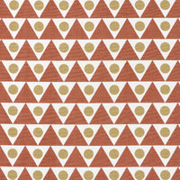 Schumacher Pennant Terracotta Fabric 182222
