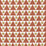 Schumacher Pennant Terracotta Fabric 182222