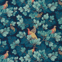 Schumacher Covey Hedge Midnight Fabric 182252
