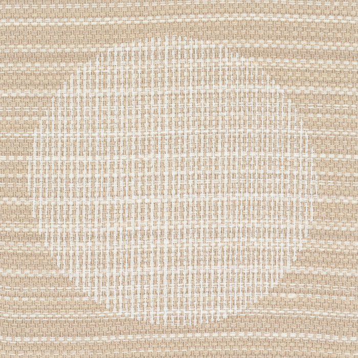 Schumacher Una Hand Block Print Sand Fabric 182301