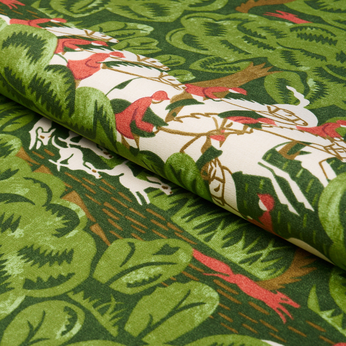 Schumacher Margaret Schloeman's Fox Chase Forest Fabric 182340