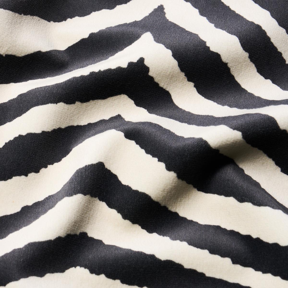 Schumacher Blixen Velvet Graphite Fabric 182440