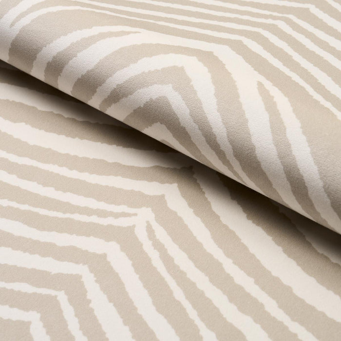 Schumacher Blixen Velvet Fawn Fabric Sample 182442