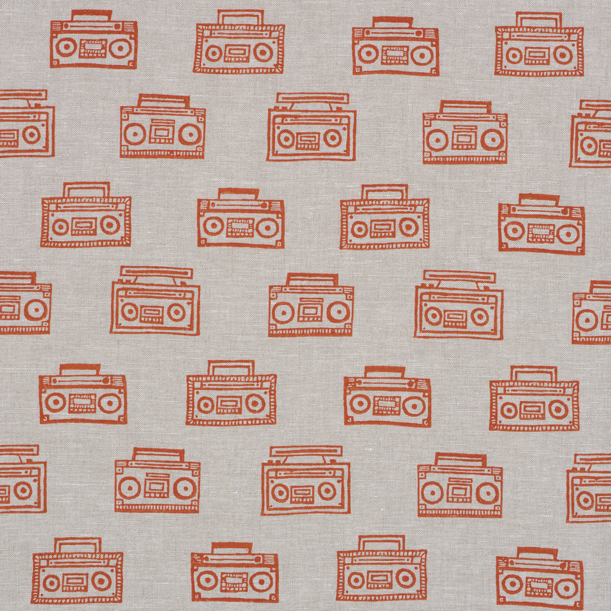 Schumacher Ode Hand Block Crush Fabric Sample 182451