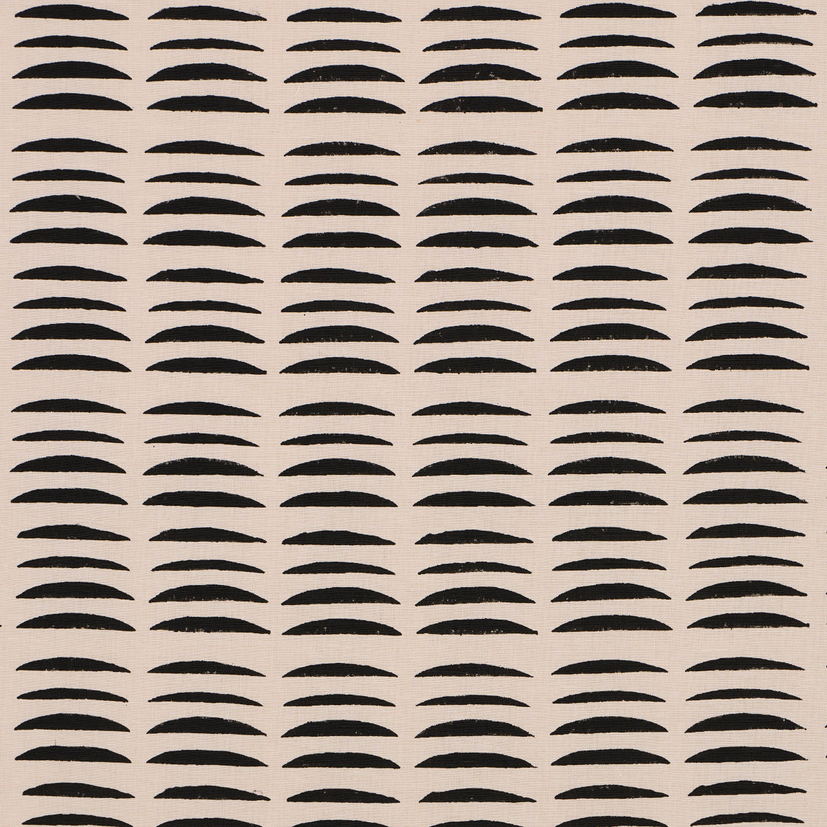 Schumacher Parable Hand Block Charcoal Fabric Sample 182471