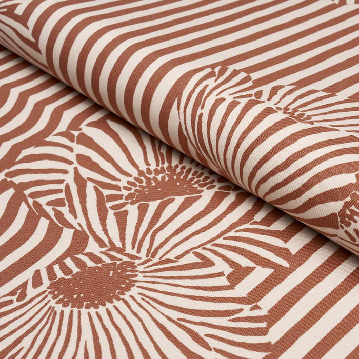 Schumacher Chaney Floral Terracotta Fabric 182540