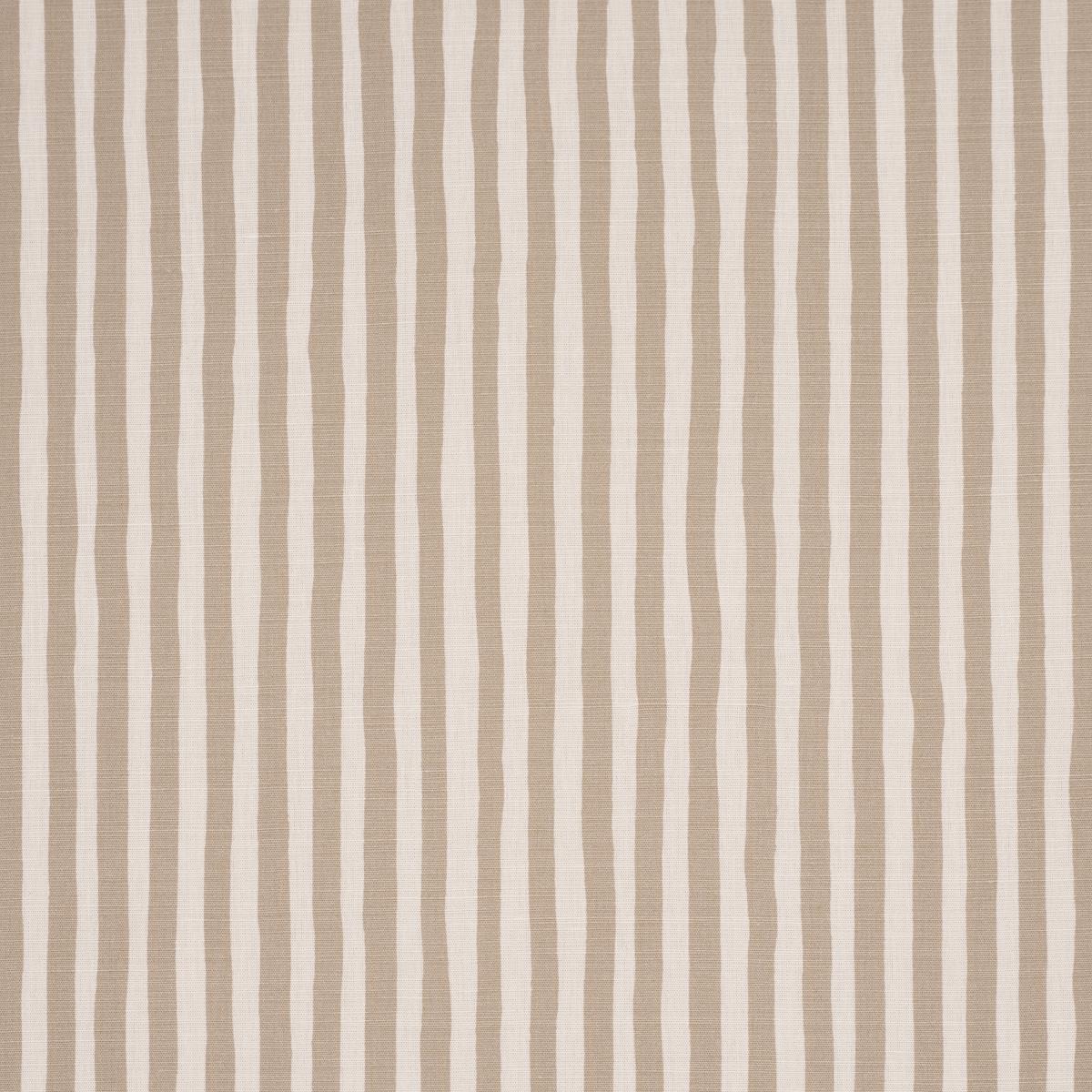 Schumacher Chaney Stripe Sand Fabric 182550