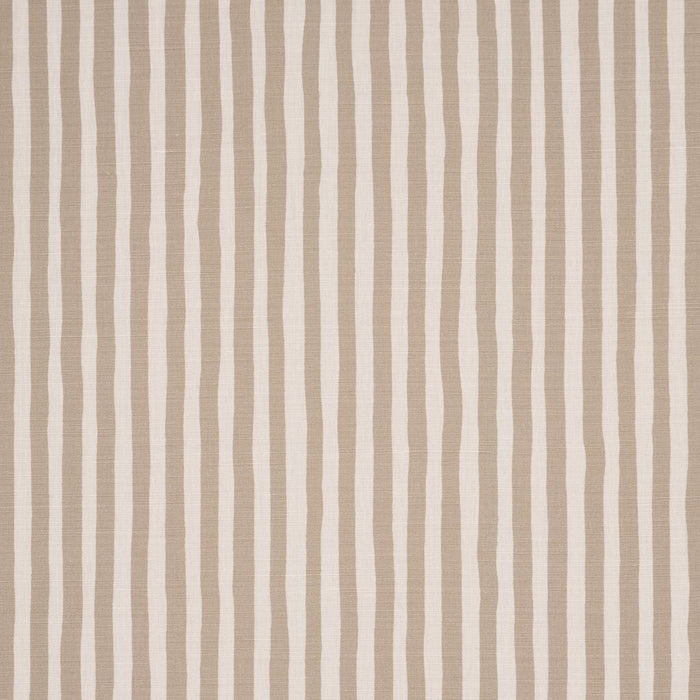 Schumacher Chaney Stripe Sand Fabric 182550