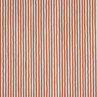 Schumacher Chaney Stripe Terracotta Fabric 182551