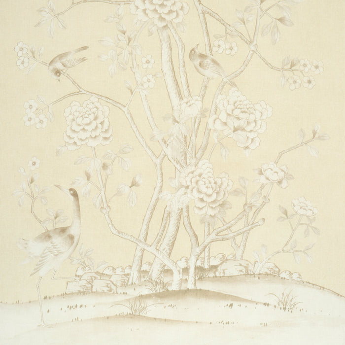 Schumacher Chinois Palais Butter Fabric 182561