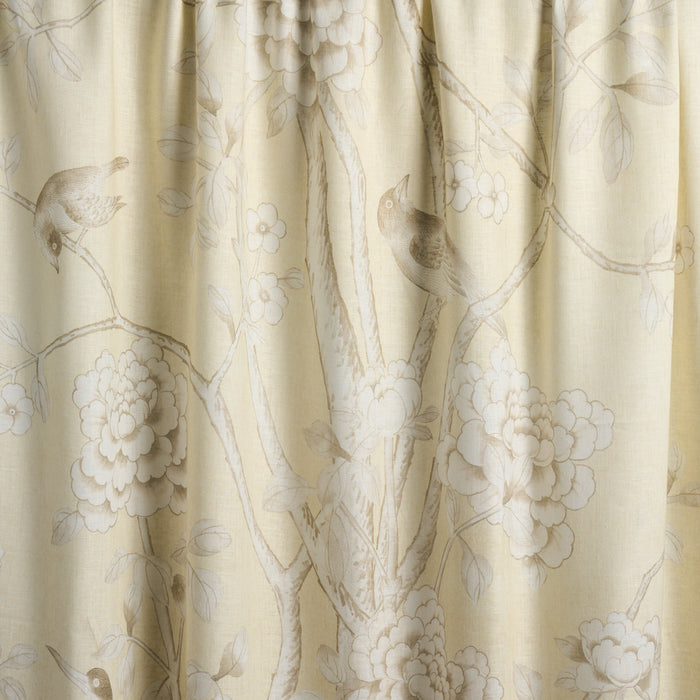 Schumacher Chinois Palais Butter Fabric Sample 182561