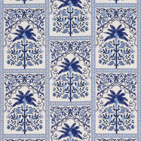 Schumacher Amazonas Mystique Tropical Shades Of Blue Fabric 182571