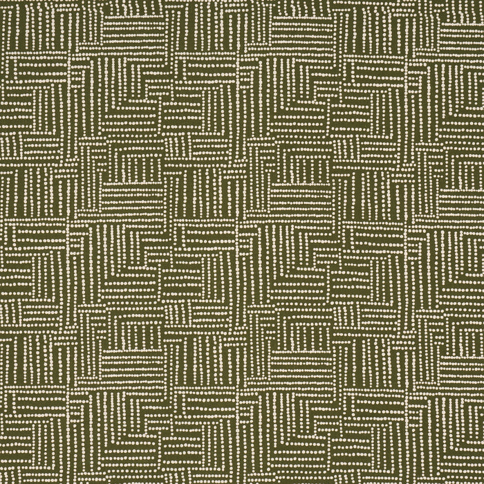 Schumacher Coco Hand Screen Print Palm Tree Green Fabric 182580