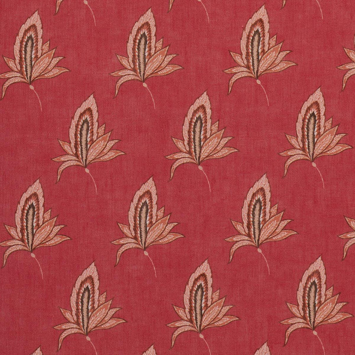 Schumacher Bangalore Imagination Rouge Fabric 182601