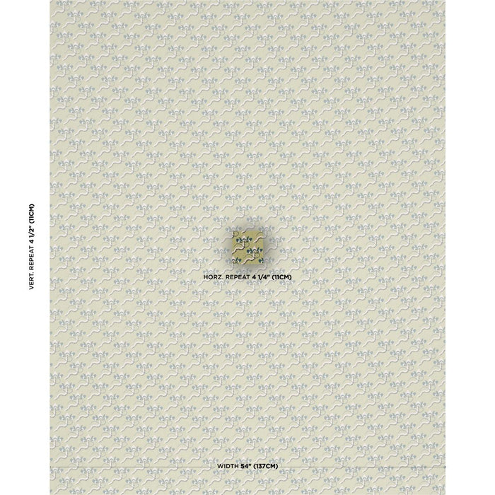 Schumacher Bombay Rainbow Leaf Fabric 182610