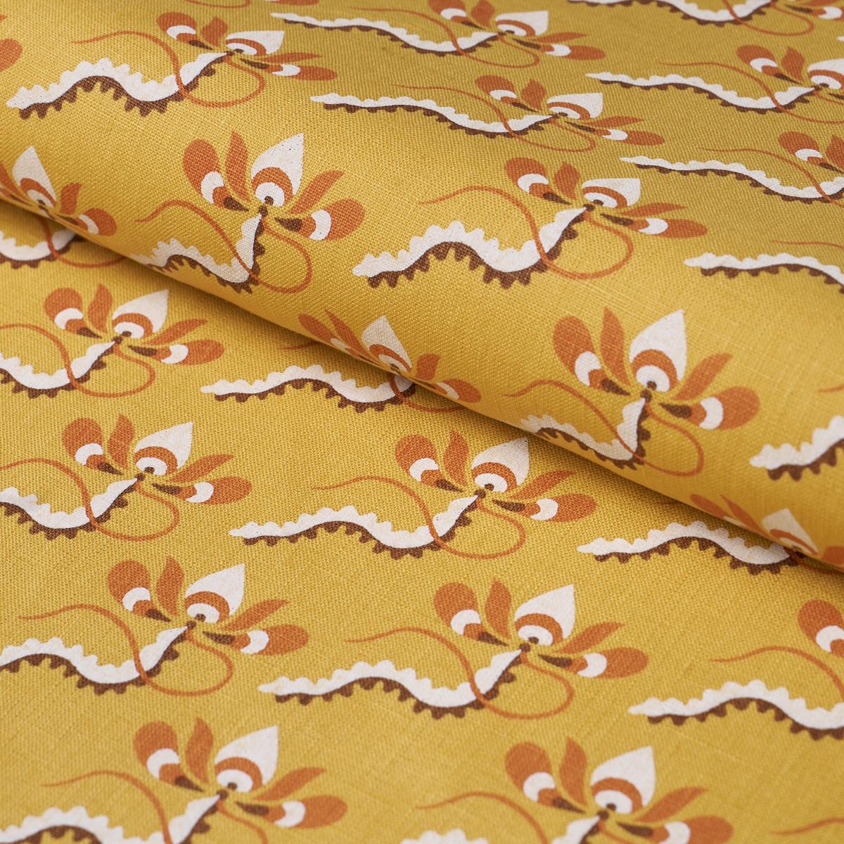 Schumacher Bombay Rainbow Mimosa Fabric 182612