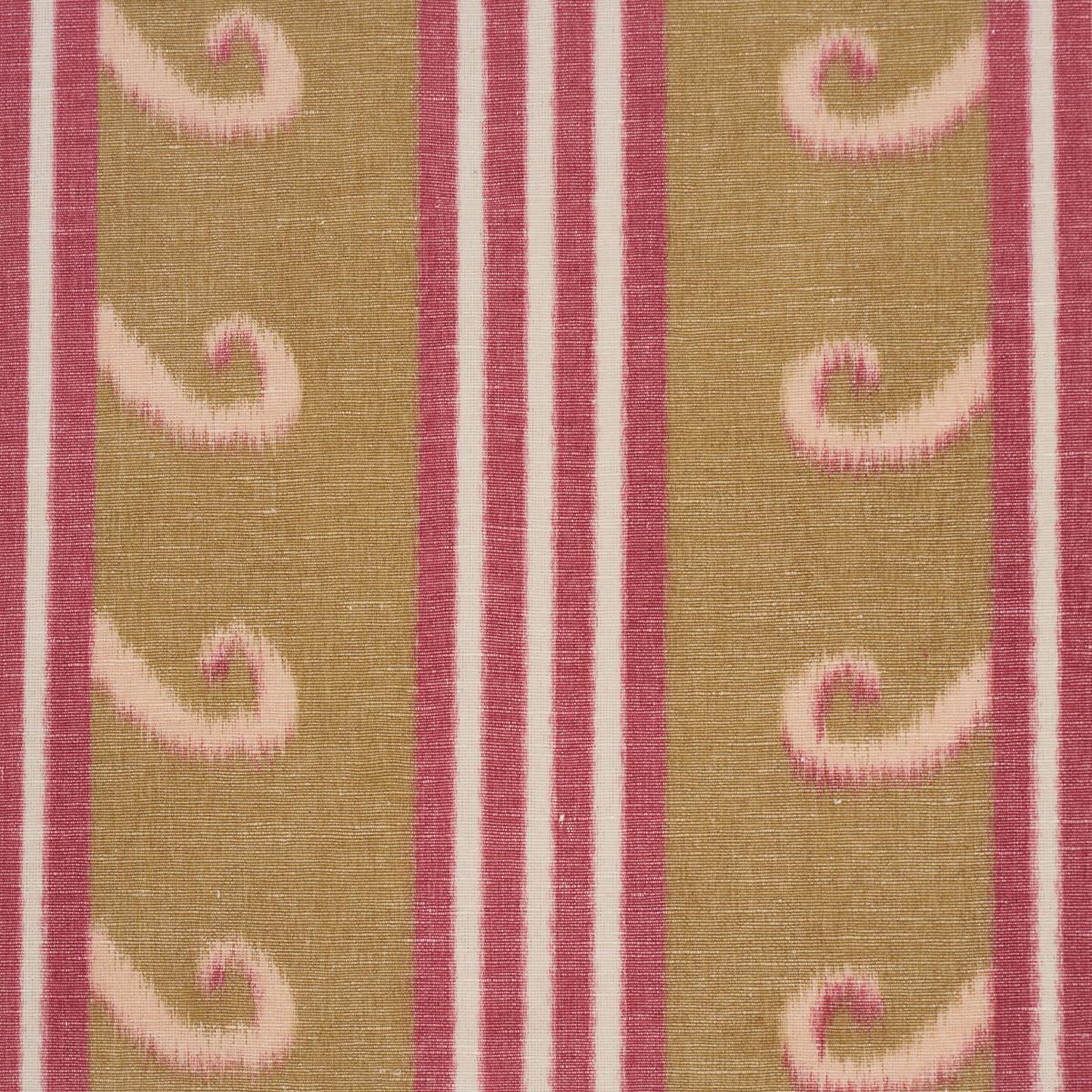 Schumacher Roman Reverie Gold & Rose Fabric 182631