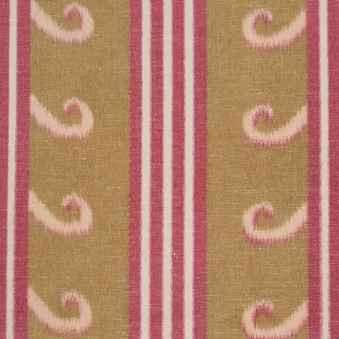 Schumacher Roman Reverie Gold & Rose Fabric 182631
