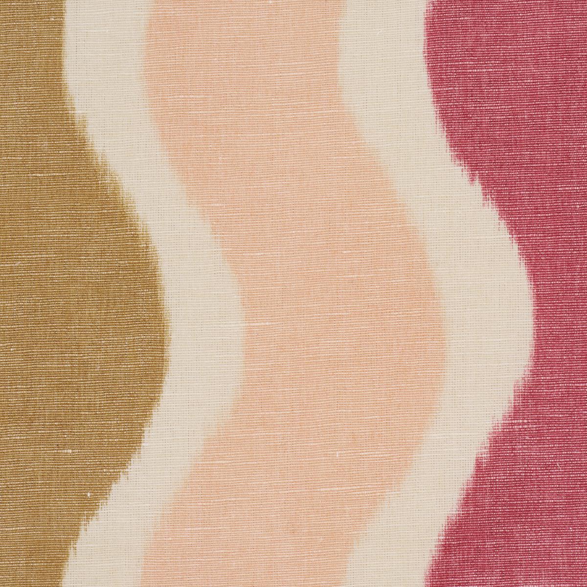 Schumacher Roman Reverie Gold & Rose Fabric 182631