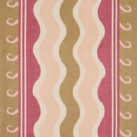 Schumacher Roman Reverie Gold & Rose Fabric 182631