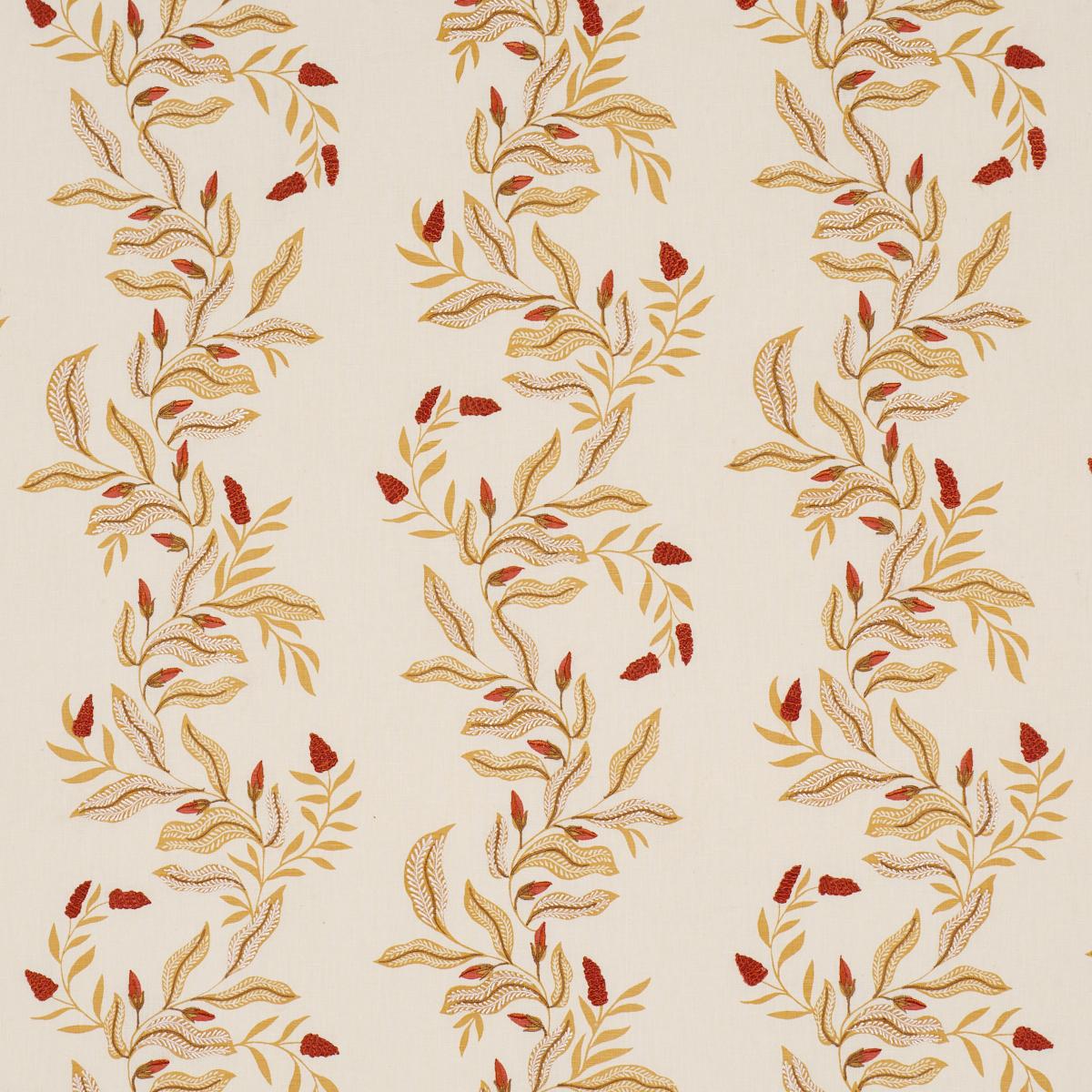Schumacher Vagary Vines Honeycomb Fabric Sample 182641