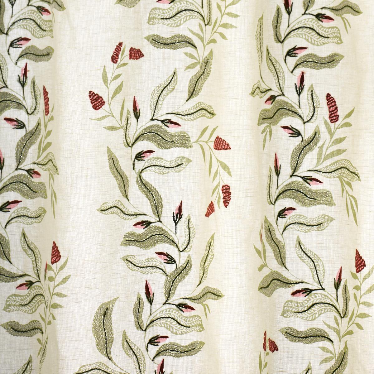 Schumacher Vagary Vines Watermelon Fabric 182642