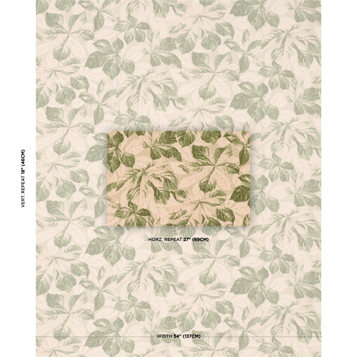 Schumacher Arboreal Sage Fabric 182650