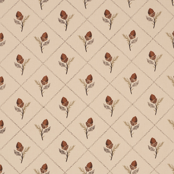 Schumacher Holden Hand Print Flax Fabric Schumacher 182671