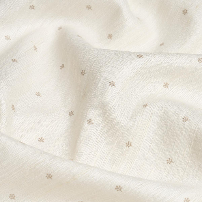 Schumacher Engelmann Silk Hand Print Fawn Fabric Sample 182680