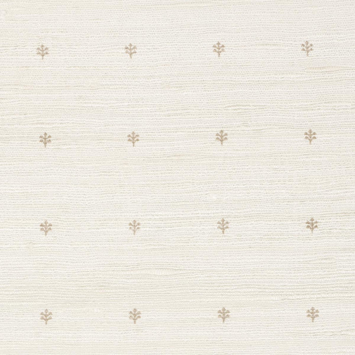 Schumacher Engelmann Silk Hand Print Fawn Fabric Sample 182680