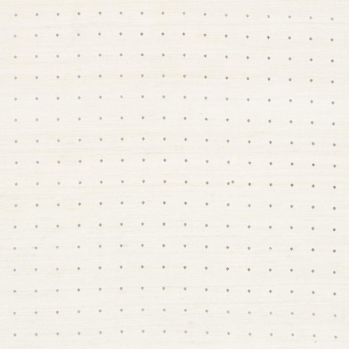 Schumacher Engelmann Silk Hand Print Brown Fabric Sample 182681