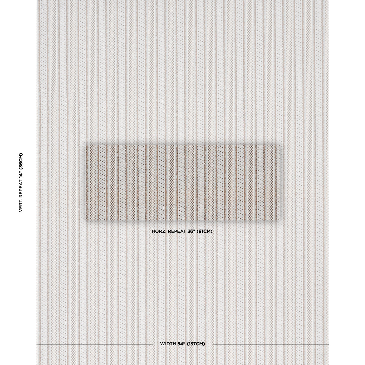 Schumacher Summit Sheer Flax Fabric Sample 85073