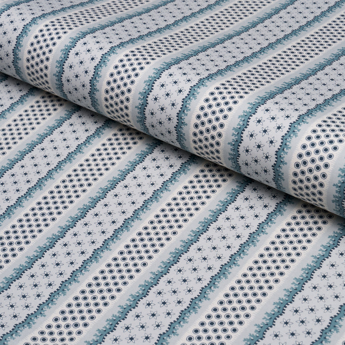 Schumacher Matilda Aqua Fabric Sample 182691