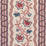 Schumacher Parvati Floral Stripe Vermillion Fabric Schumacher 182710