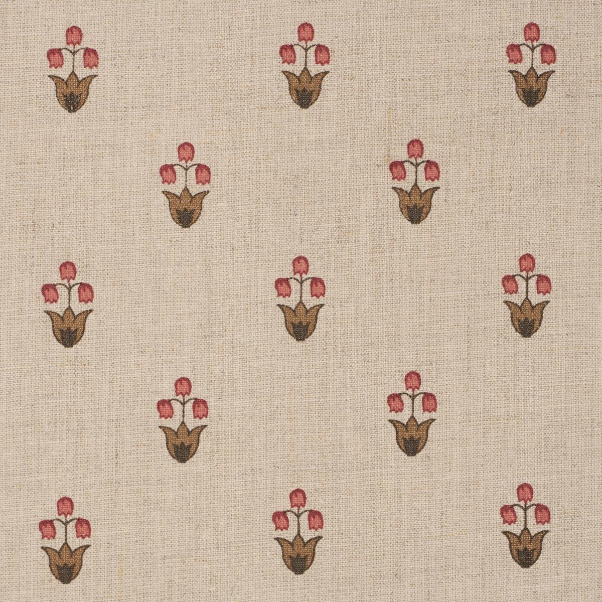 Schumacher Moira Hand Print Spice Fabric 182721