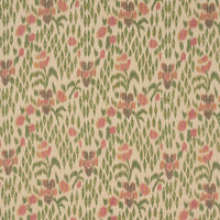 Schumacher Leonora Warp Print Jewel Fabric 182730
