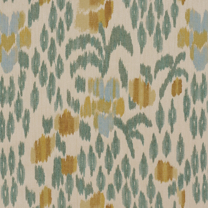 Schumacher Leonora Warp Print Citron Fabric 182731
