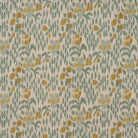 Schumacher Leonora Warp Print Citron Fabric 182731