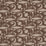 Schumacher Tarot Hand Block Brown Fabric 182760