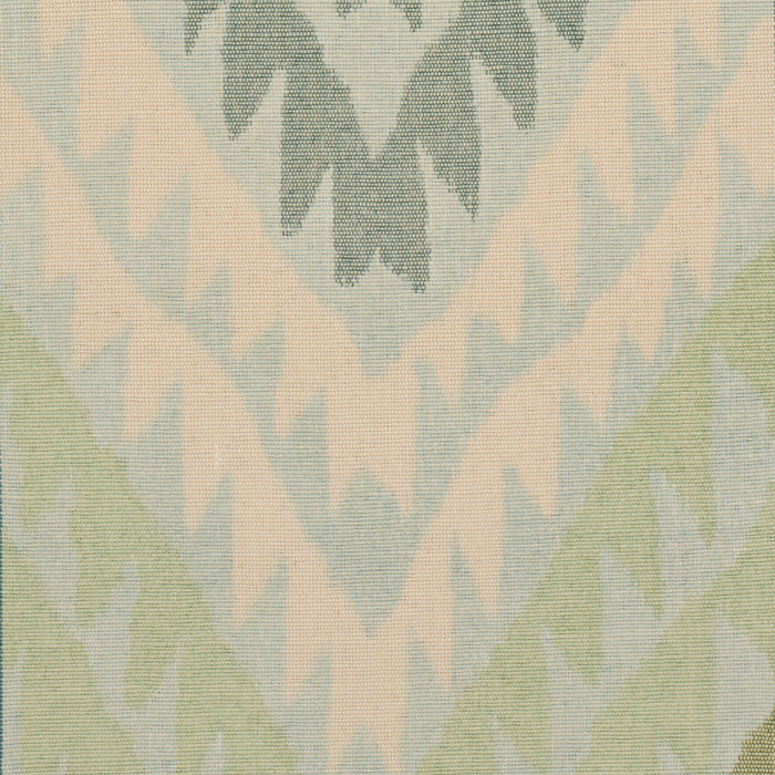 Schumacher Shabba Warp Print Leaf Fabric Sample 182770