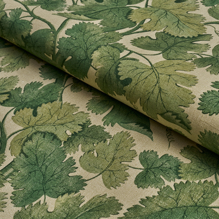 Schumacher Edinburgh Vine Moss Fabric Sample 182790