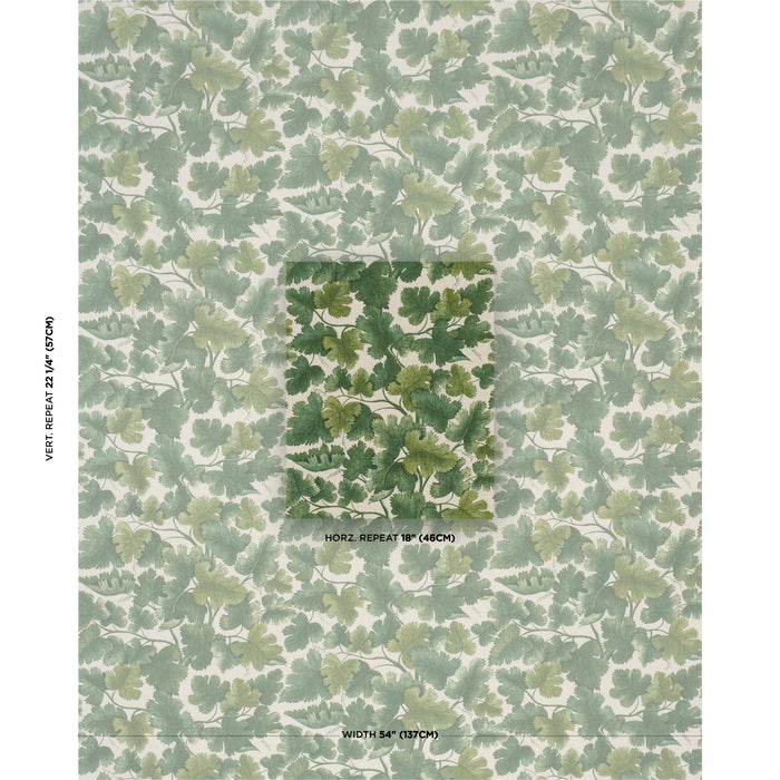 Schumacher Edinburgh Vine Forest Fabric 182791
