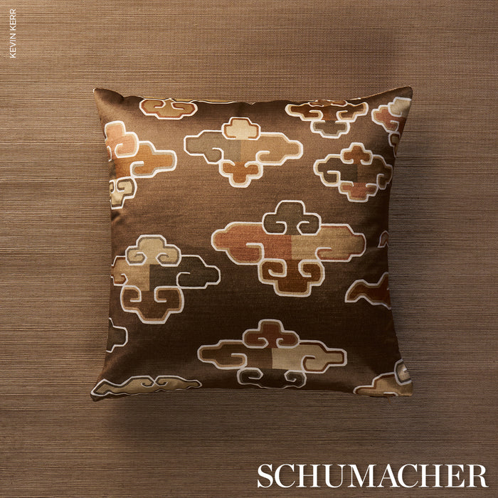 Schumacher In Dreams Velvet Sable Fabric 182801