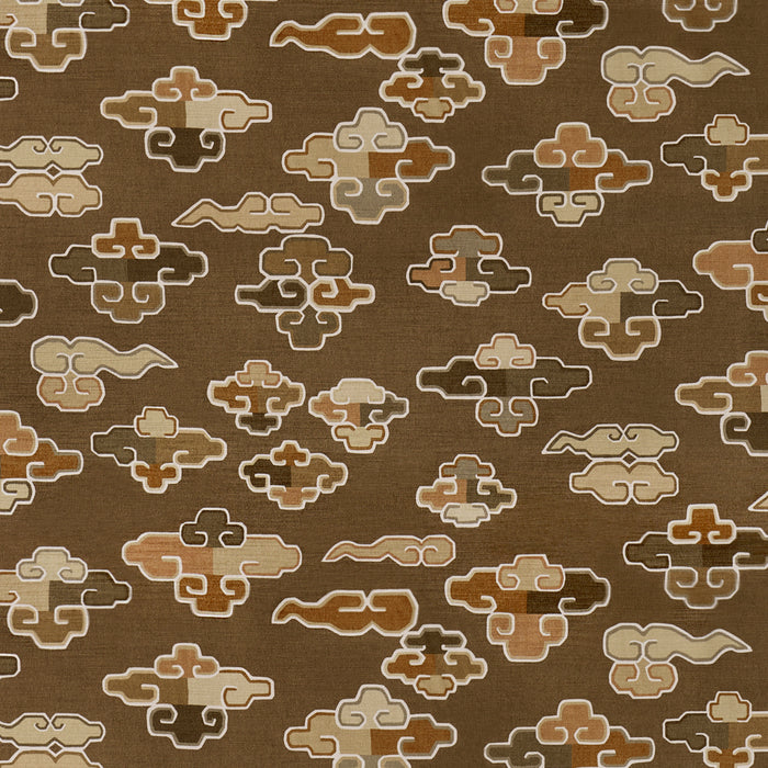 Schumacher In Dreams Velvet Sable Fabric Sample 182801