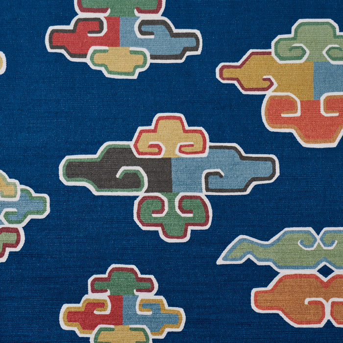 Schumacher In Dreams Velvet Midnight Fabric Sample 182802